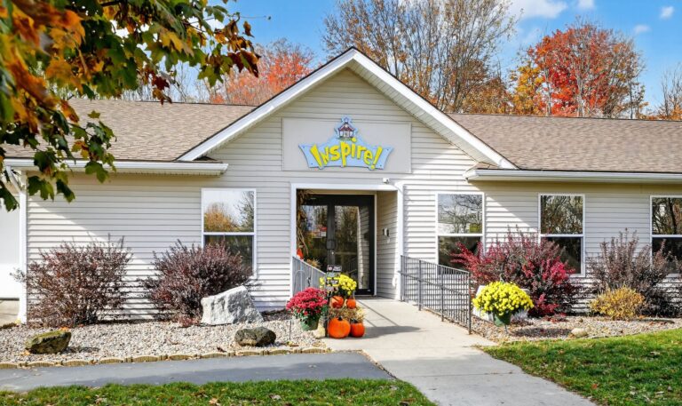 Beautiful welcoming entrance